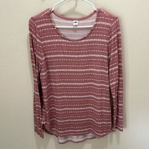 Old Navy, long sleeve top, medium